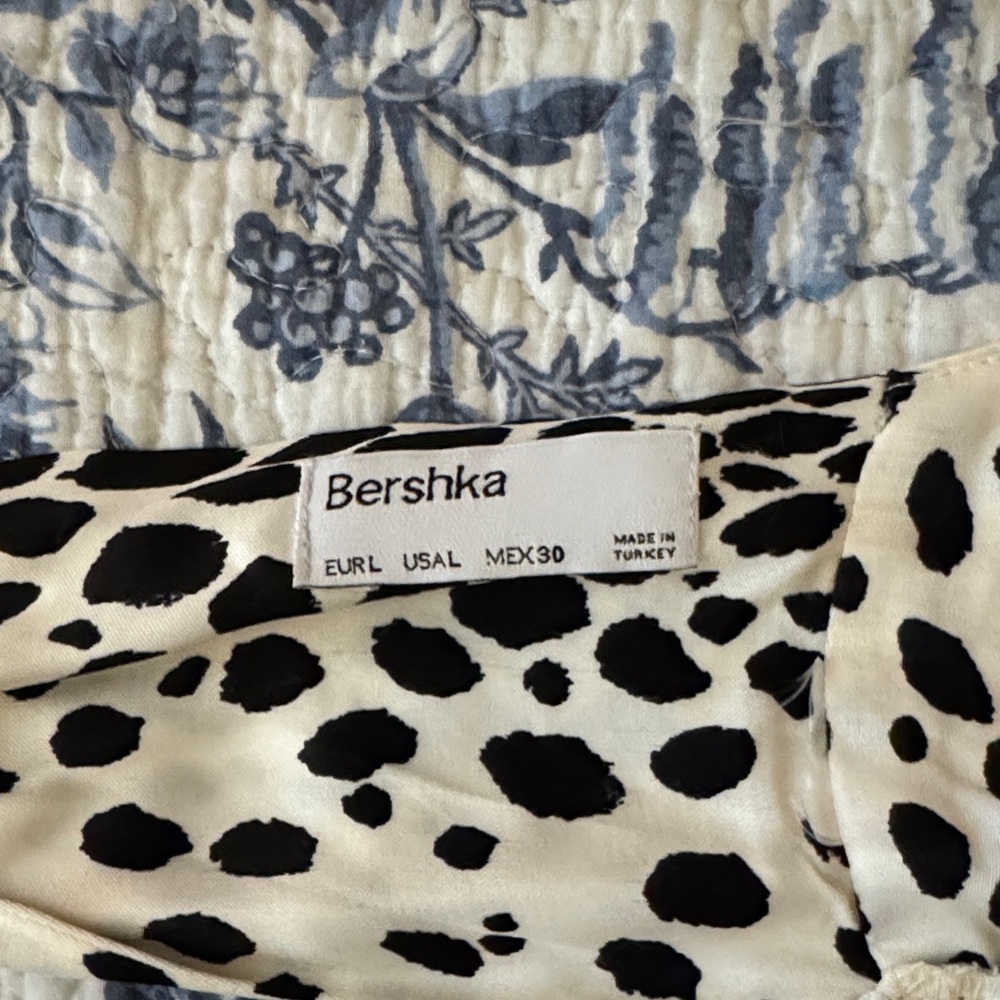 Black and White Animal Print Halter Top - Picture 3 of 6